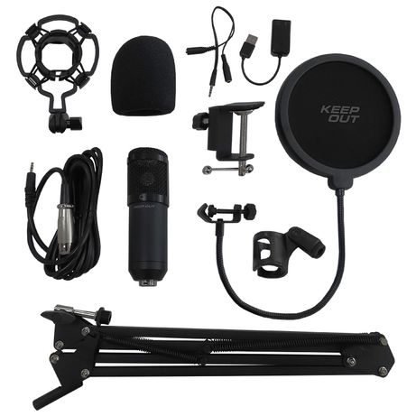 MICROFONO PROFESIONAL+ CON ACCESORIOS KEEP OUT XMICPRO KIT USB CONTROL DE GANANCIA ENTRADA DE AURICULARES FILTRO CARDIOLE BRAZO ARTICULADO - Imagen 3 de 5 MICROFONO PROFESIONAL+ CON ACCESORIOS KEEP OUT XMICPRO KIT USB CONTROL DE GANANCIA ENTRADA DE AURICULARES FILTRO CARDIOLE BRAZO ARTICULADO - Imagen 3 de 5
