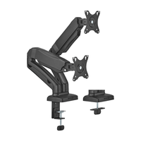 Miniatura 1 de AISENS Soporte De Mesa Pro Contrapeso Giratorio E Inclinable Para Monitor TV 9kg  3 Pivotes  2 Brazos  De 17 32  Negro