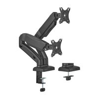 Miniatura 2 de AISENS Soporte De Mesa Pro Contrapeso Giratorio E Inclinable Para Monitor TV 9kg  3 Pivotes  2 Brazos  De 17 32  Negro