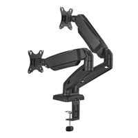 Miniatura 3 de AISENS Soporte De Mesa Pro Contrapeso Giratorio E Inclinable Para Monitor TV 9kg  3 Pivotes  2 Brazos  De 17 32  Negro