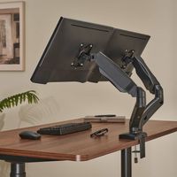Miniatura 5 de AISENS Soporte De Mesa Pro Contrapeso Giratorio E Inclinable Para Monitor TV 9kg  3 Pivotes  2 Brazos  De 17 32  Negro