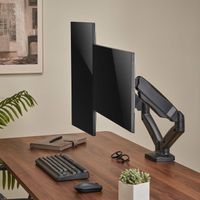 Miniatura 6 de AISENS Soporte De Mesa Pro Contrapeso Giratorio E Inclinable Para Monitor TV 9kg  3 Pivotes  2 Brazos  De 17 32  Negro