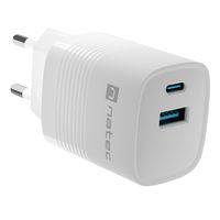 Miniatura 7 de CARGADOR NATEC RIBERA GAN 30W PD3.0 QC3.0 1XUSB-A + 1XUSB-C BLANCO