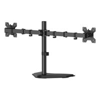 Miniatura 4 de AISENS Soporte de mesa con peana eco giratorio e inclinable para monitor TV 10kg  3 Pivotes  2 Brazos  de 17 32  Negro