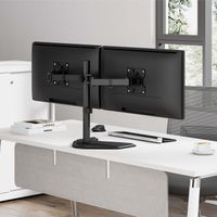 Miniatura 5 de AISENS Soporte de mesa con peana eco giratorio e inclinable para monitor TV 10kg  3 Pivotes  2 Brazos  de 17 32  Negro