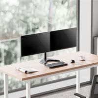 Miniatura 6 de AISENS Soporte de mesa con peana eco giratorio e inclinable para monitor TV 10kg  3 Pivotes  2 Brazos  de 17 32  Negro