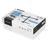 Miniatura 7 de AISENS Soporte de mesa con peana eco giratorio e inclinable para monitor TV 10kg  3 Pivotes  2 Brazos  de 17 32  Negro