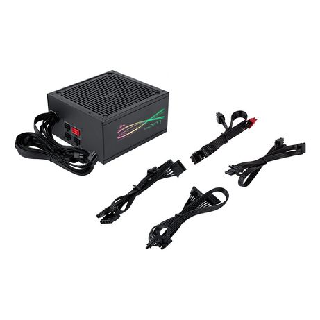Fuente Alimentación 750W AEROCOOL LUXPRORGB750M 80 PLUS Bronze Fully-Modular Negro - Imagen 6 de 7 Fuente Alimentación 750W AEROCOOL LUXPRORGB750M 80 PLUS Bronze Fully-Modular Negro - Imagen 6 de 7