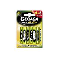 Miniatura 2 de CEGASA PILA SUPER ALC LR06 BLISTER 4 UDS + 2 GRATIS