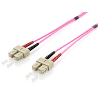 Miniatura 2 de CABLE FIBRA OPTICA OM4 MULTIMODO LIBRE HALOGENOS SC/SC 50/125u 1M