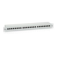 Miniatura 2 de PATCH PANEL 24 PUERTOS PREMIUM CATEGORIA 6 APANTALLADO COLOR GRIS CLARO
