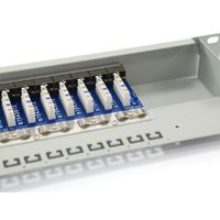 Miniatura 5 de PATCH PANEL 24 PUERTOS PREMIUM CATEGORIA 6 APANTALLADO COLOR GRIS CLARO