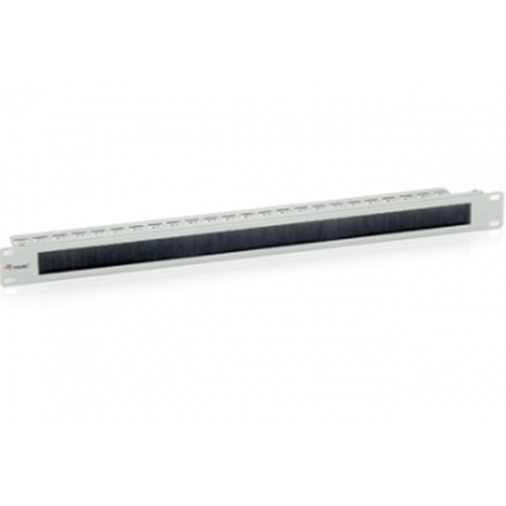 PANEL PASACABLES CON CEPILLO 1U CON BARRA DE SOPORTE - Imagen 1 de 2 PANEL PASACABLES CON CEPILLO 1U CON BARRA DE SOPORTE - Imagen 1 de 2