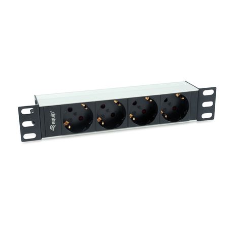 REGLETA ALIMENTACION ALUMINIO RACK 10" 1U 4 TOMAS TIPO SHUCKO EURO CABLE 1.5m - Imagen 2 de 5 REGLETA ALIMENTACION ALUMINIO RACK 10" 1U 4 TOMAS TIPO SHUCKO EURO CABLE 1.5m - Imagen 2 de 5