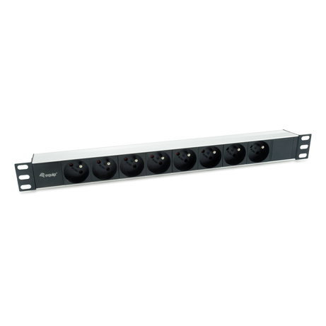REGLETA ALIMENTACION ALUMINIO RACK 19" 1U 8 TOMAS TIPO SHUCKO EURO CABLE 1.8m - Imagen 1 de 5 REGLETA ALIMENTACION ALUMINIO RACK 19" 1U 8 TOMAS TIPO SHUCKO EURO CABLE 1.8m - Imagen 1 de 5