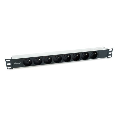 REGLETA ALIMENTACION ALUMINIO RACK 19" 1U 8 TOMAS TIPO SHUCKO EURO CABLE 1.8m - Imagen 2 de 5 REGLETA ALIMENTACION ALUMINIO RACK 19" 1U 8 TOMAS TIPO SHUCKO EURO CABLE 1.8m - Imagen 2 de 5