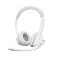 Miniatura 1 de HEADSET LOGITECH H390 MICROFONO CON SUPRESION DE RUIDO USB COLOR BLANCO P/N: 981-001286