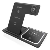 Miniatura 3 de AISENS Cargador Inalambrico USB C 3 En 1 De 15W Para Movil  Apple Watch  Ariculares Con Estuche De Carga  Blanco