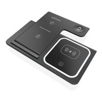 Miniatura 4 de AISENS Cargador Inalambrico USB C 3 En 1 De 15W Para Movil  Apple Watch  Ariculares Con Estuche De Carga  Blanco