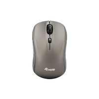 Miniatura 1 de MOUSE MINI  WIRELESS EQUIP LIFE OPTICO 4 BOTONES SCROLL GRIS  1600DPI