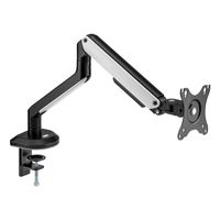 Miniatura 3 de AISENS Soporte De Mesa RGB Gaming Contrapeso Giratorio E Inclinable Para Monitor TV 9kg  3 Pivotes  1 Brazo  De 17 32  Negro Blanco