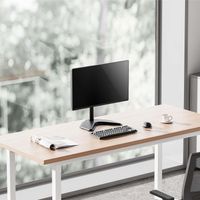 Miniatura 6 de AISENS Soporte de mesa con peana eco giratorio e inclinable para monitor TV 10kg de 17 32  Negro