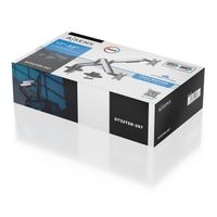 Miniatura 7 de AISENS Soporte De Mesa RGB Gaming Contrapeso Giratorio E Inclinable Para Monitor TV 9kg  3 Pivotes  1 Brazo  De 17 32  Negro Blanco
