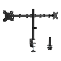 Miniatura 1 de AISENS Soporte de mesa eco giratorio e inclinable para monitor TV 10kg  3 Pivotes  2 Brazos  de 17 32  Negro