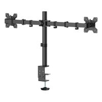 Miniatura 4 de AISENS Soporte de mesa eco giratorio e inclinable para monitor TV 10kg  3 Pivotes  2 Brazos  de 17 32  Negro