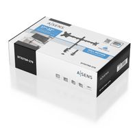 Miniatura 7 de AISENS Soporte de mesa eco giratorio e inclinable para monitor TV 10kg  3 Pivotes  2 Brazos  de 17 32  Negro