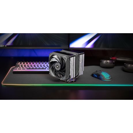 VENTILADOR CON DISIPADOR DE CPU MARS GAMING MCPU-XU9 BLACK DUAL 9 HEATPIPES TDP 400W DOBLE DISIPADOR - Imagen 6 de 7 VENTILADOR CON DISIPADOR DE CPU MARS GAMING MCPU-XU9 BLACK DUAL 9 HEATPIPES TDP 400W DOBLE DISIPADOR - Imagen 6 de 7