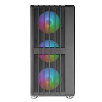 Miniatura 2 de CAJA ATX SEMITORRE GAMING MARS GAMING MCVAULT FRONTAL NEGRO DE MALLA VERTICAL 4x120mm ARGB 3xPCI VER