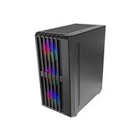 Miniatura 3 de CAJA ATX SEMITORRE GAMING MARS GAMING MCVAULT FRONTAL NEGRO DE MALLA VERTICAL 4x120mm ARGB 3xPCI VER
