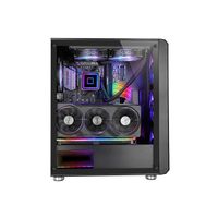 Miniatura 4 de CAJA ATX SEMITORRE GAMING MARS GAMING MCVAULT FRONTAL NEGRO DE MALLA VERTICAL 4x120mm ARGB 3xPCI VER