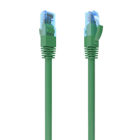 Miniatura 1 de CABLE RED AISENS LATIGUILLO RJ45 CAT.6 UTP AWG26 CCA VERDE 1.0M