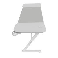 Miniatura 3 de MESA MARS GAMING MGD X140 CHASIS DE ACERO TABLERO BLANCO 140x60 DISE??O FIBRA CARBONO ALF. XXL