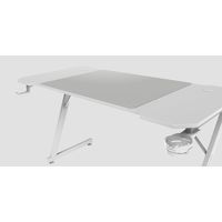 Miniatura 4 de MESA MARS GAMING MGD X140 CHASIS DE ACERO TABLERO BLANCO 140x60 DISE??O FIBRA CARBONO ALF. XXL