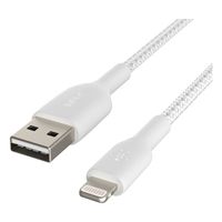 Miniatura 7 de Lightning to USB-A Cable Braided 1M Whit