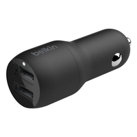Miniatura 1 de CARGADOR PARA COCHE BELKIN CCB001BTBK  DOBLE USB-A  24W (12W x2) COLOR NEGRO