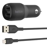 Miniatura 7 de CARGADOR PARA COCHE BELKIN CCB001BTBK  DOBLE USB-A  24W (12W x2) COLOR NEGRO