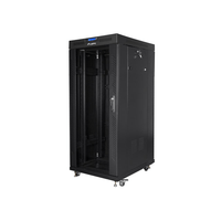 Miniatura 1 de ARMARIO LANBERG RACK 19" 37U 800X1000 FLAT PACK NEGRO PUERTA CRISTAL CON LCD
