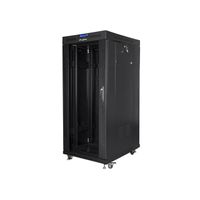 Miniatura 2 de ARMARIO LANBERG RACK 19" 37U 800X1000 FLAT PACK NEGRO PUERTA CRISTAL CON LCD