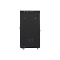 Miniatura 5 de ARMARIO LANBERG RACK 19" 37U 800X1000 FLAT PACK NEGRO PUERTA CRISTAL CON LCD