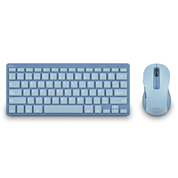 Miniatura 1 de NGS KIT TECLADO Y RATON MULTIFUNCION RECARG AZUL