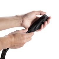 Miniatura 3 de Organiador de cables en poliester aisens diametro hasta 20mm 1m negro A151-0405