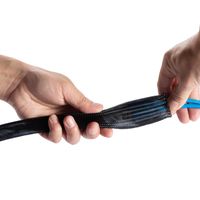 Miniatura 4 de Organiador de cables en poliester aisens diametro hasta 20mm 1m negro A151-0405