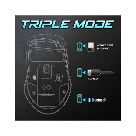 Spirit of Gamer Raton Inalambrico Elite M50 Negro - Imagen 8 de 11 Spirit of Gamer Raton Inalambrico Elite M50 Negro - Imagen 8 de 11