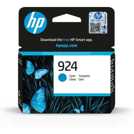 HP Ink/HP 924 Cyan Original Ink Cart - Imagen 2 de 11 HP Ink/HP 924 Cyan Original Ink Cart - Imagen 2 de 11
