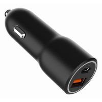 Miniatura 3 de CARGADOR RAPIDO PARA COCHE GEMBIRD CON 2 PUERTOS USB, TIPO C PD, 38 W, NEGRO
