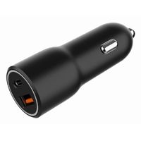 Miniatura 4 de CARGADOR RAPIDO PARA COCHE GEMBIRD CON 2 PUERTOS USB, TIPO C PD, 38 W, NEGRO